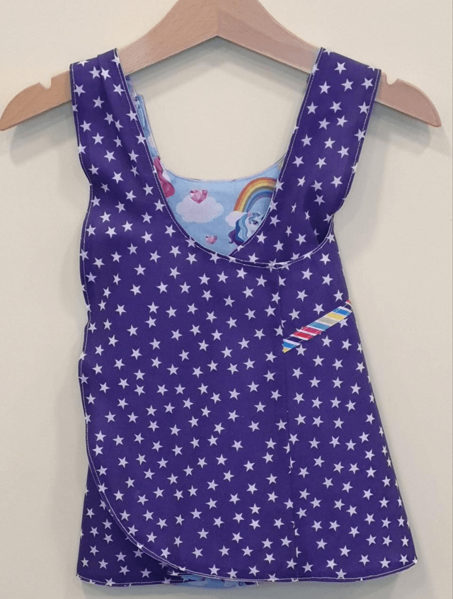 4-6 months 'Scarlet' reversible dress