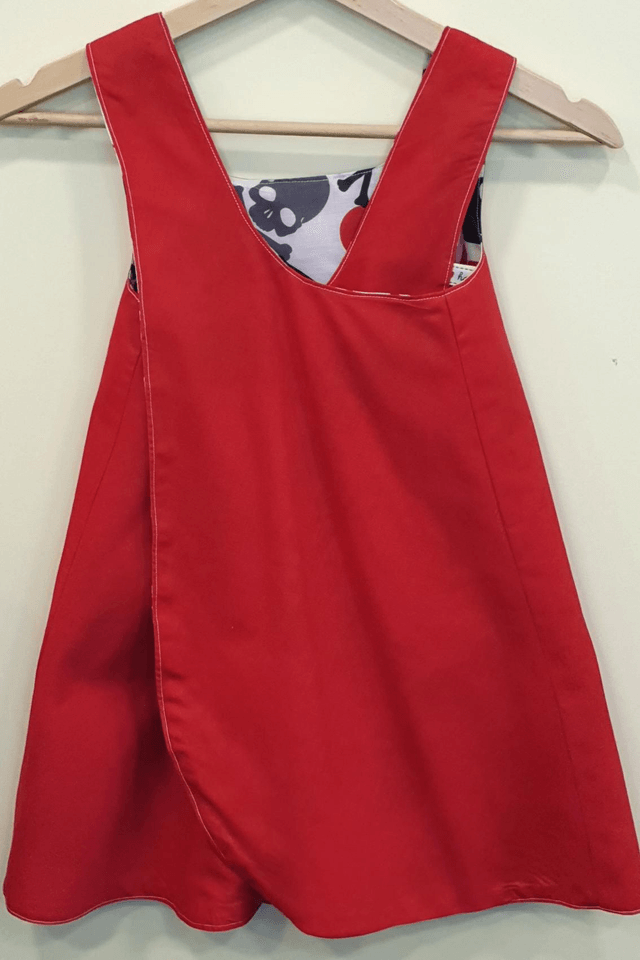 5-6 years 'Scarlet' Reversible dress