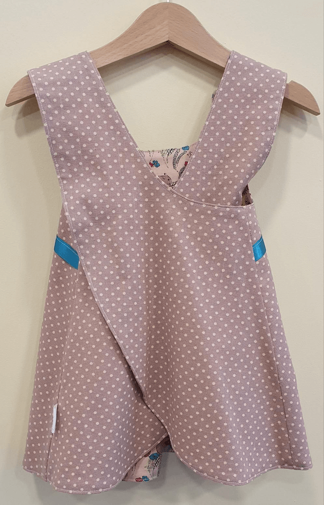 6-9 months 'Scarlet' Reversible dress