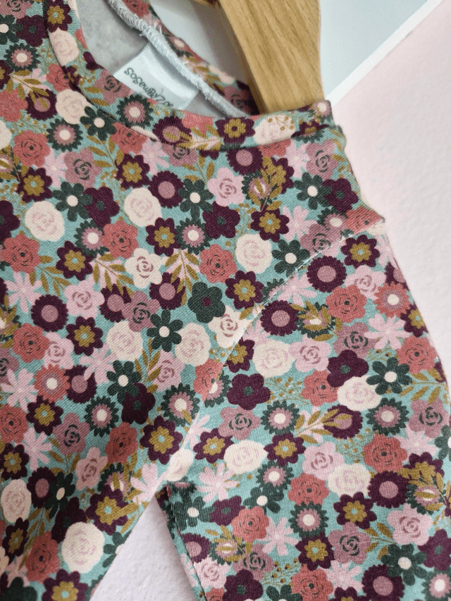 4-6 months Floral Dress with long sleeves