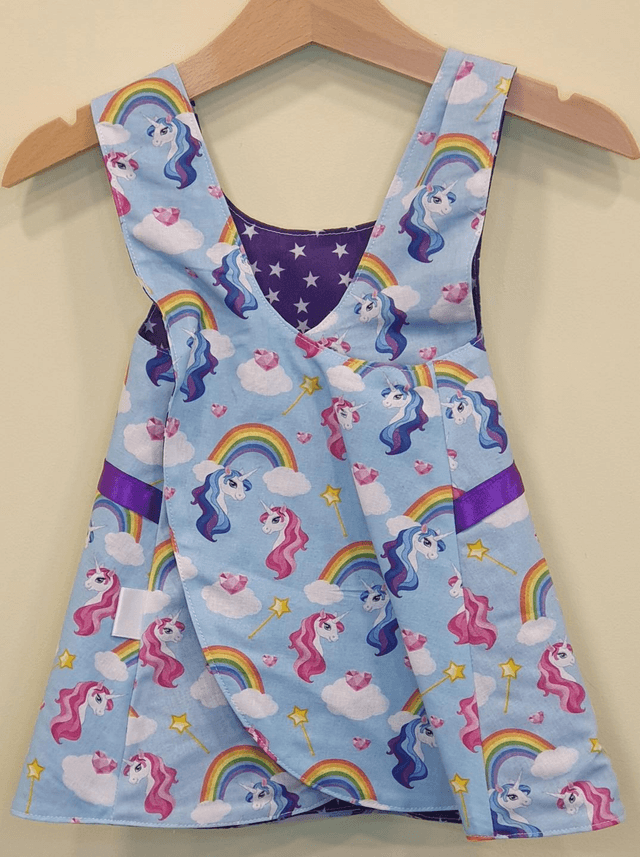 4-6 months 'Scarlet' reversible dress