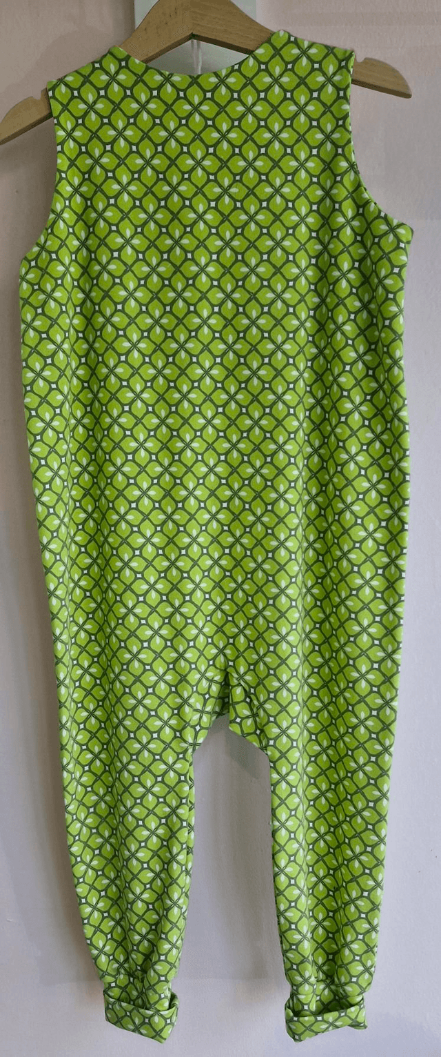 18-24 months 'Freddie' green geometric design