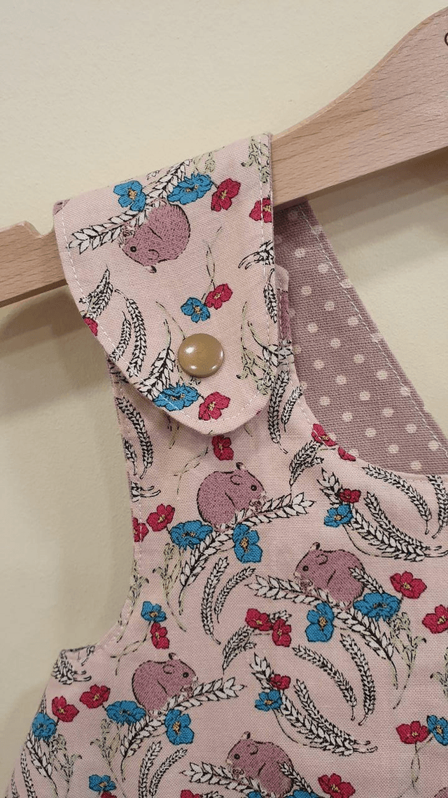 6-9 months 'Scarlet' Reversible dress
