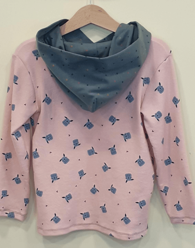 5-6 years Long sleeved hooded t-shirt