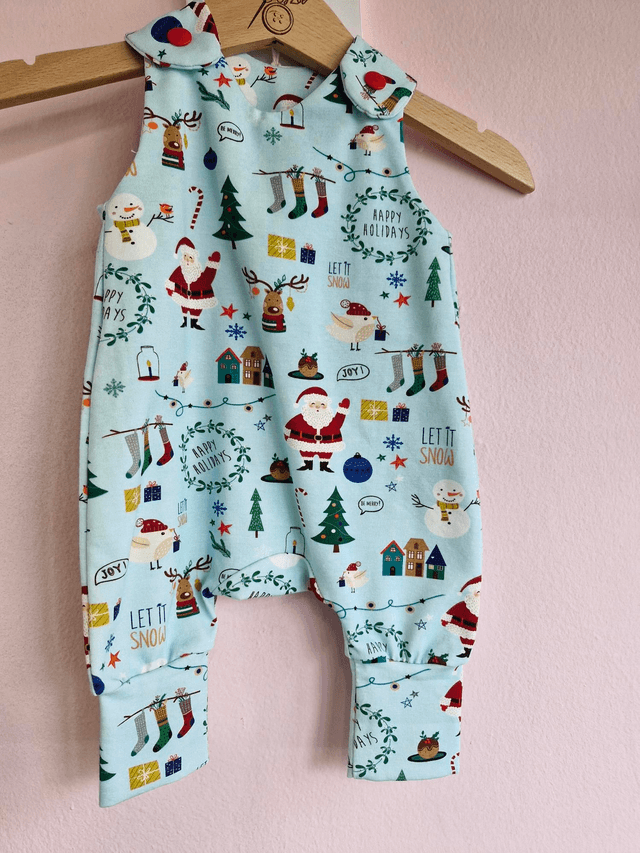 0-1 month Xmas &#039;Freddie&#039; romper